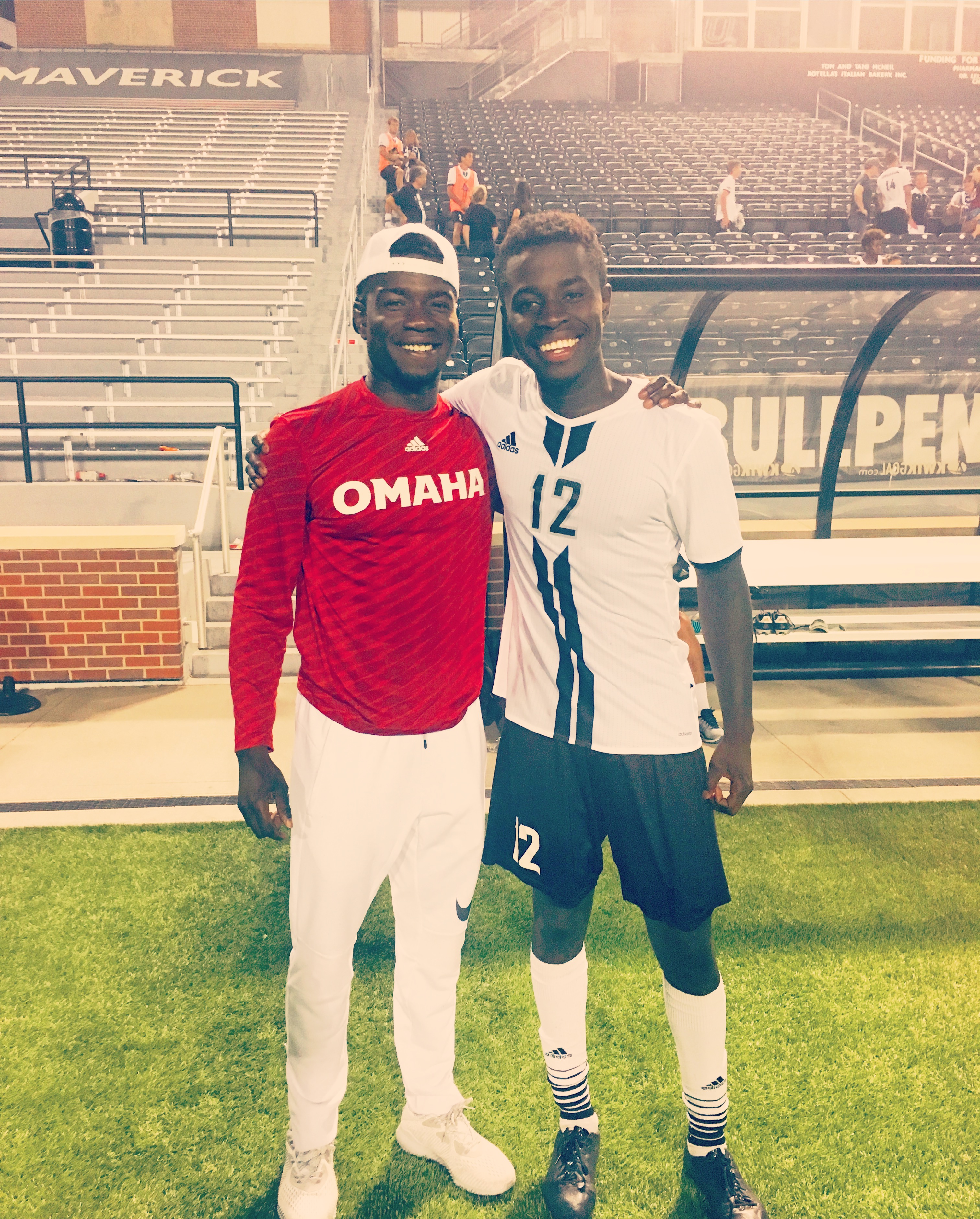 Fred Frimpong during playing days at Nebraska-Omaha